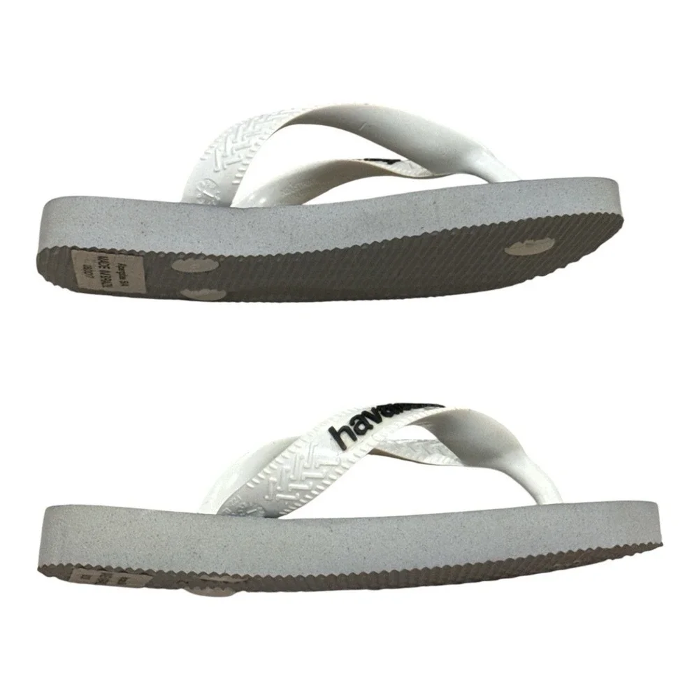 Havaianas Toddler Unisex Flip Flops The Minions Jail Outfit‎ Gray Slippers Sz 10